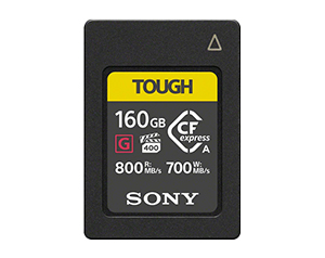 Sony CFexpress Type A 160GB 800MB/S memory card