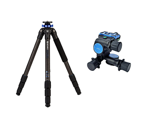 Benro Mach3 Benro TMA48CXL Carbon Fiber Tripod + Benro Precision Geared Head GD3WH tripod head