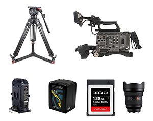 Sony PXW-FX9 Tripod Kit - Professional Stability for Cinematic Excellence. Available at Cinesouk, Marrakech.