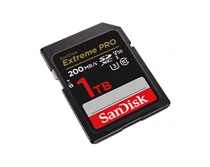 SanDisk SDXC Extreme Pro 1TB 200mb/s V30