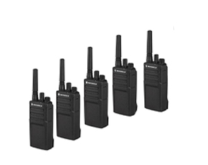 5 Motorola Walkie Talkie XT420 Pack